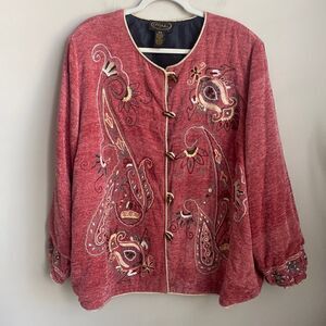 Alex Ken Vintage Tapestry Jacket 2X